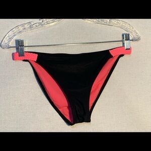 Joe Boxer |Size M| Black/Pink Braided Straps Bikini Swim Bottom